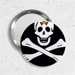 aphi que apo pirate logo 2.25  Handbag Mirror