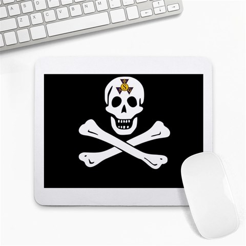 aphi que apo pirate logo Large Mousepad from ArtsNow.com Front