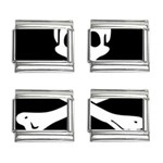 aphi que apo pirate logo 9mm Italian Charm (4 pack)