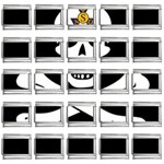 aphi que apo pirate logo 9mm Italian Charm (25 pack)