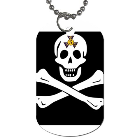 aphi que apo pirate logo Dog Tag (One Side) from ArtsNow.com Front