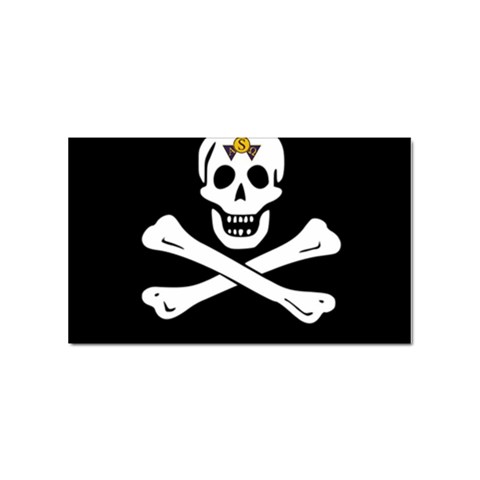 aphi que apo pirate logo Sticker Rectangular (10 pack) from ArtsNow.com Front