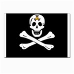 aphi que apo pirate logo Postcard 4  x 6 