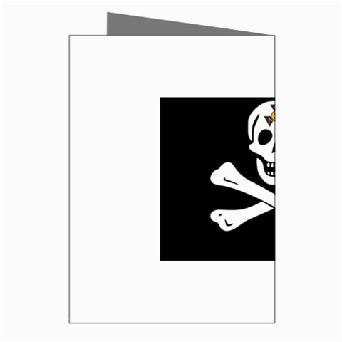 aphi que apo pirate logo Greeting Cards (Pkg of 8) from ArtsNow.com Right