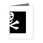 aphi que apo pirate logo Mini Greeting Card