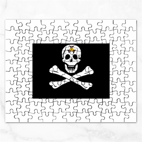 aphi que apo pirate logo Jigsaw Puzzle (Rectangular) from ArtsNow.com Front