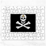 aphi que apo pirate logo Jigsaw Puzzle (Rectangular)