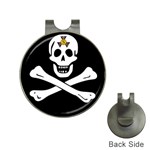 aphi que apo pirate logo Golf Ball Marker Hat Clip