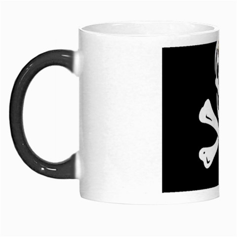 aphi que apo pirate logo Morph Mug from ArtsNow.com Left