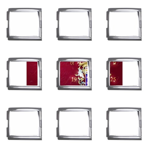 a phi que apo 59608 Mega Link Italian Charm (9 pack) from ArtsNow.com Front