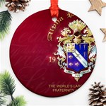 a phi que apo 59608 Round Ornament (Two Sides)