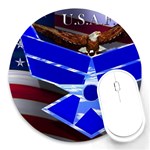 Air Force 4_WP Round Mousepad