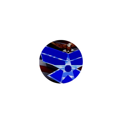 Air Force 4_WP 1  Mini Button from ArtsNow.com Front