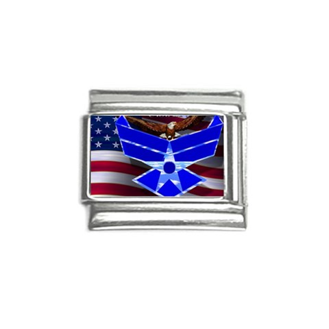 Air Force 4_WP Italian Charm (9mm) from ArtsNow.com Front
