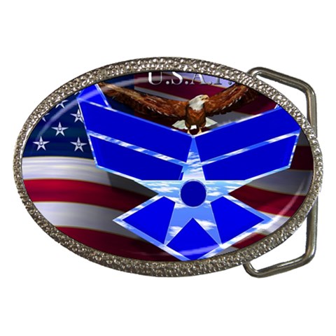 Air Force 4_WP Belt Buckle from ArtsNow.com Front