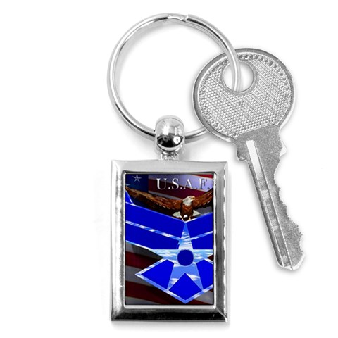 Air Force 4_WP Key Chain (Rectangle) from ArtsNow.com Front