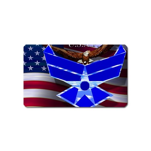 Air Force 4_WP Magnet (Name Card) from ArtsNow.com Front