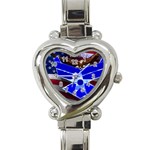 Air Force 4_WP Heart Italian Charm Watch