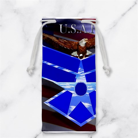 Air Force 4_WP Jewelry Bag from ArtsNow.com Front