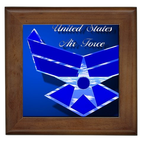Air Force 3_WP Framed Tile from ArtsNow.com Front
