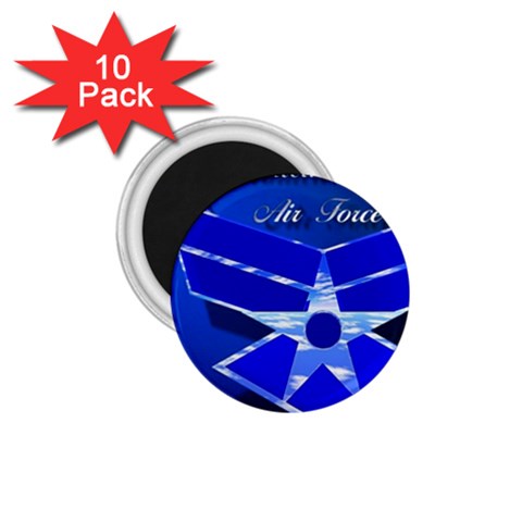 Air Force 3_WP 1.75  Magnet (10 pack)  from ArtsNow.com Front