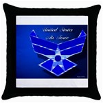 Air Force 3_WP Throw Pillow Case (Black)