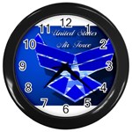 Air Force 3_WP Wall Clock (Black)