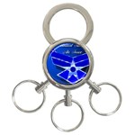 Air Force 3_WP 3-Ring Key Chain