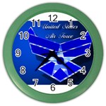 Air Force 3_WP Color Wall Clock