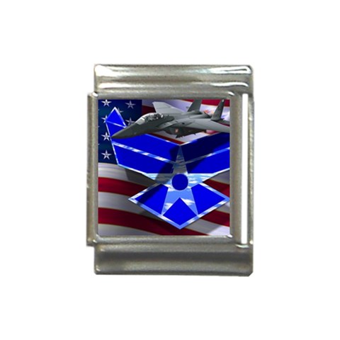 Air Force 2_WP Italian Charm (13mm) from ArtsNow.com Front