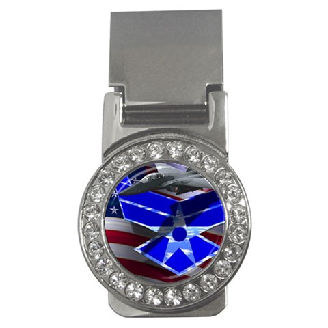 Air Force 2_WP Money Clip (CZ) from ArtsNow.com Front