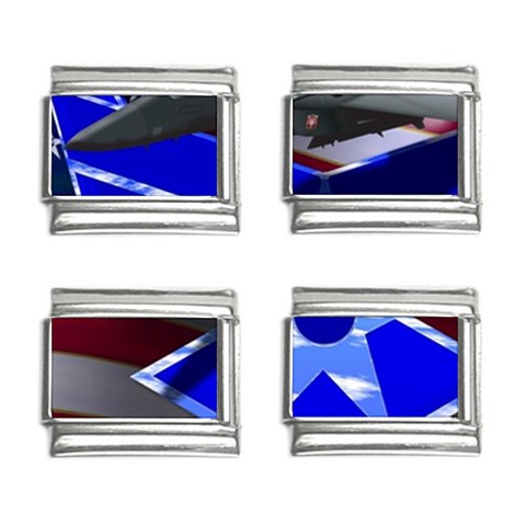 Air Force 2_WP 9mm Italian Charm (4 pack) from ArtsNow.com Front