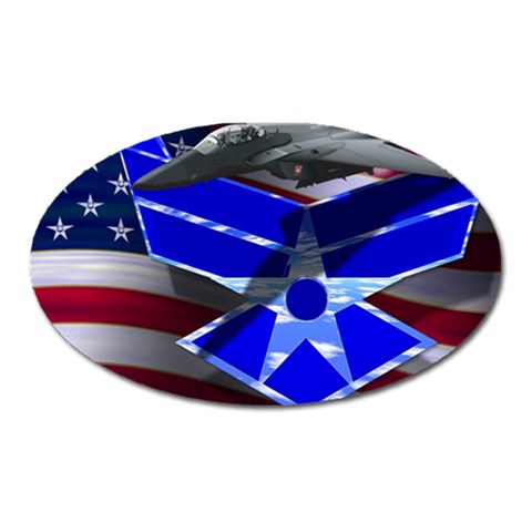 Air Force 2_WP Magnet (Oval) from ArtsNow.com Front