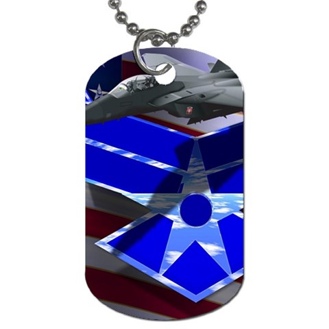 Air Force 2_WP Dog Tag (One Side) from ArtsNow.com Front