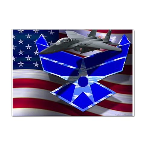 Air Force 2_WP Sticker A4 (10 pack) from ArtsNow.com Front