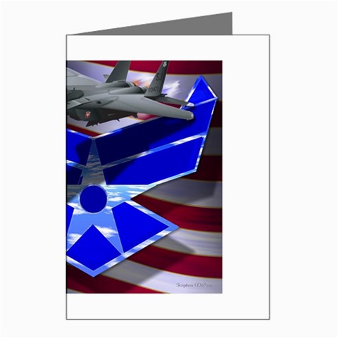 Air Force 2_WP Greeting Cards (Pkg of 8) from ArtsNow.com Left