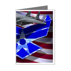 Air Force 2_WP Mini Greeting Card from ArtsNow.com Left