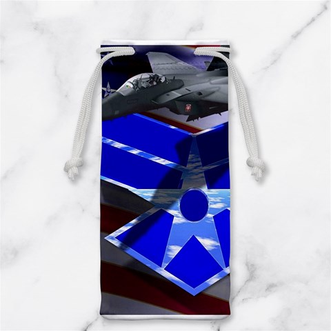 Air Force 2_WP Jewelry Bag from ArtsNow.com Front