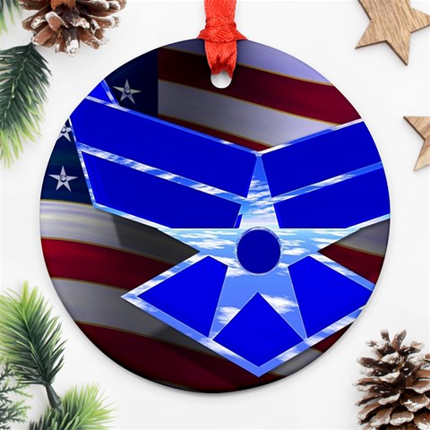 Air Force 1_WP Ornament (Round) from ArtsNow.com Front