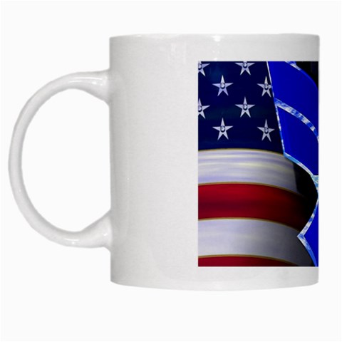 Air Force 1_WP White Mug from ArtsNow.com Left