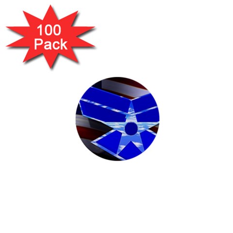 Air Force 1_WP 1  Mini Button (100 pack)  from ArtsNow.com Front