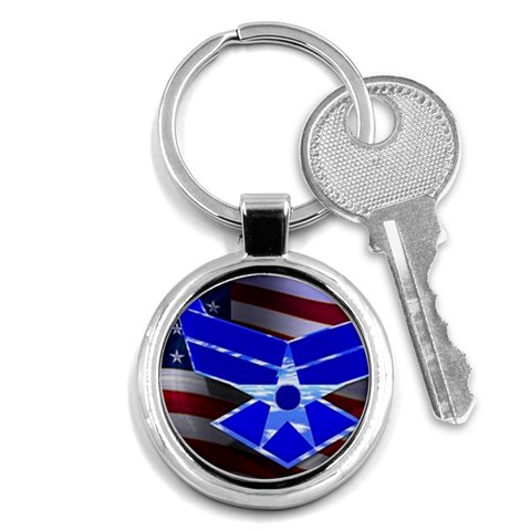 Air Force 1_WP Key Chain (Round) from ArtsNow.com Front