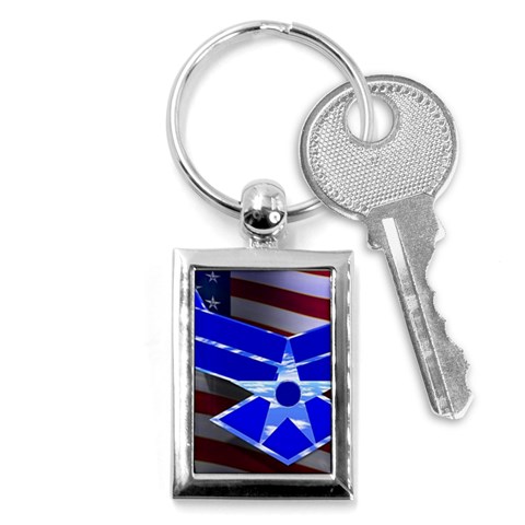 Air Force 1_WP Key Chain (Rectangle) from ArtsNow.com Front