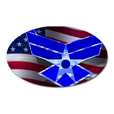 Air Force 1_WP Magnet (Oval) from ArtsNow.com Front