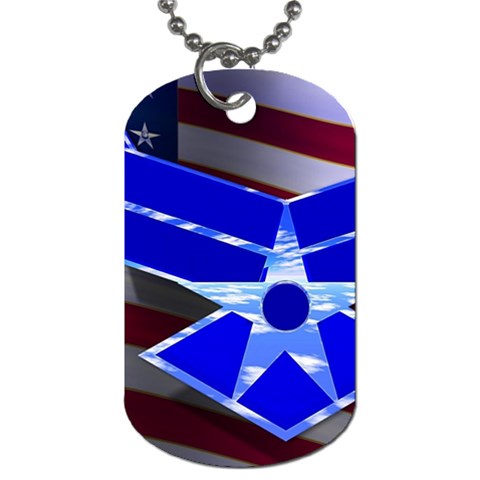 Air Force 1_WP Dog Tag (One Side) from ArtsNow.com Front