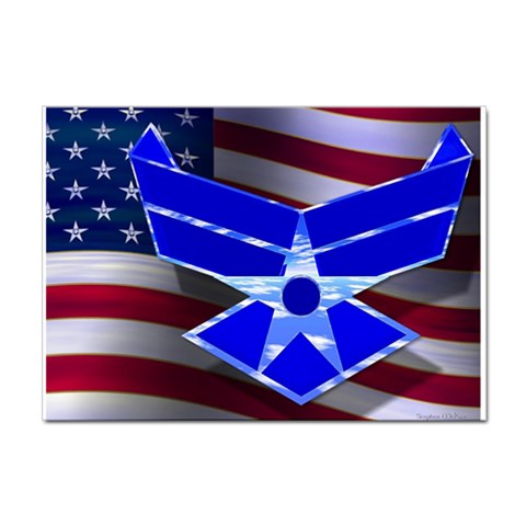 Air Force 1_WP Sticker A4 (10 pack) from ArtsNow.com Front