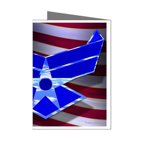 Air Force 1_WP Mini Greeting Cards (Pkg of 8) from ArtsNow.com Left