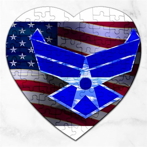 Air Force 1_WP Jigsaw Puzzle (Heart) from ArtsNow.com Front