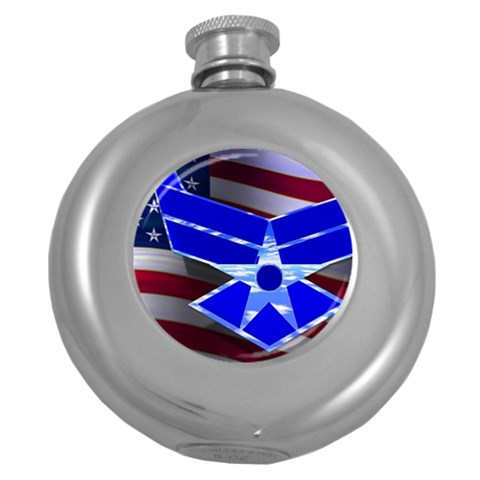 Air Force 1_WP Hip Flask (5 oz) from ArtsNow.com Front