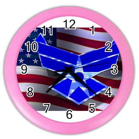 Air Force 1_WP Color Wall Clock from ArtsNow.com Front
